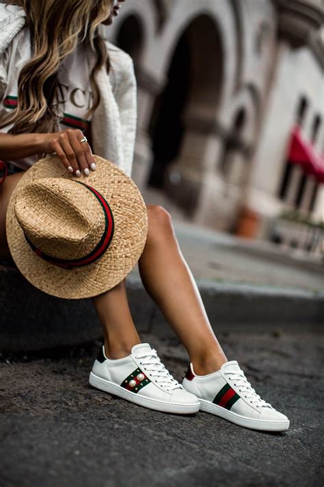 how to style gucci ace sneakers|gucci sneakers ace women.